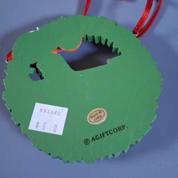 Cozumel Mexico Christmas Hanging Ornament Santa Claus Sunglasses & Umbrella EUC - Picture 3 of 3